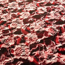 Ткань Гипюр стрейч принт